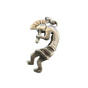 Vintage 925 Sterling Silver Kokopelli Pendant 4g‎ Flute Player Southwest Style